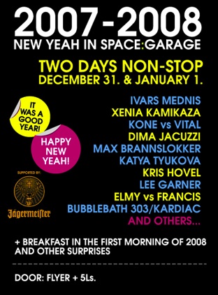 space:garage new year party small