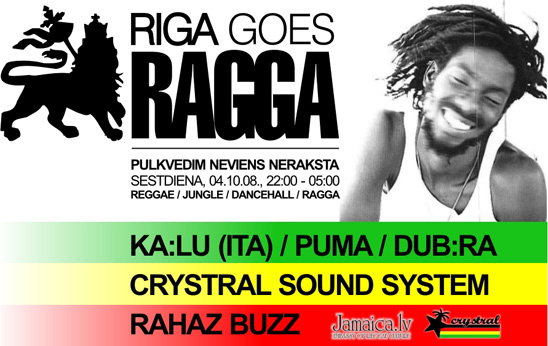Riga Goes Ragga flyer